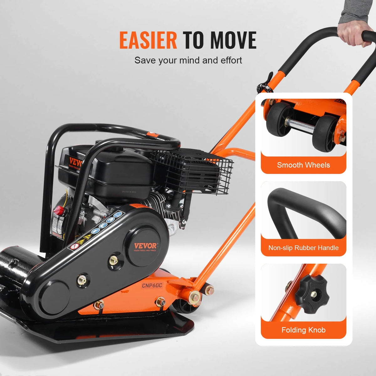 2.8 HP Walk-Behind Plate Compactor C2034