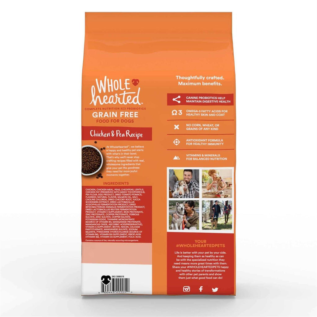 Grain Free Chicken and Pea Recipe Dry Puppy Food W939
