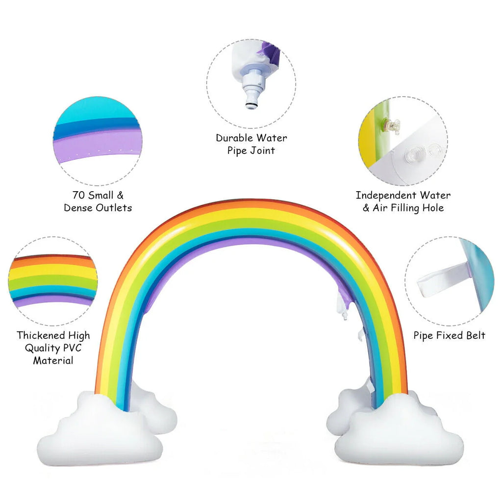 Inflatable Rainbow Sprinkler Water Toy S917