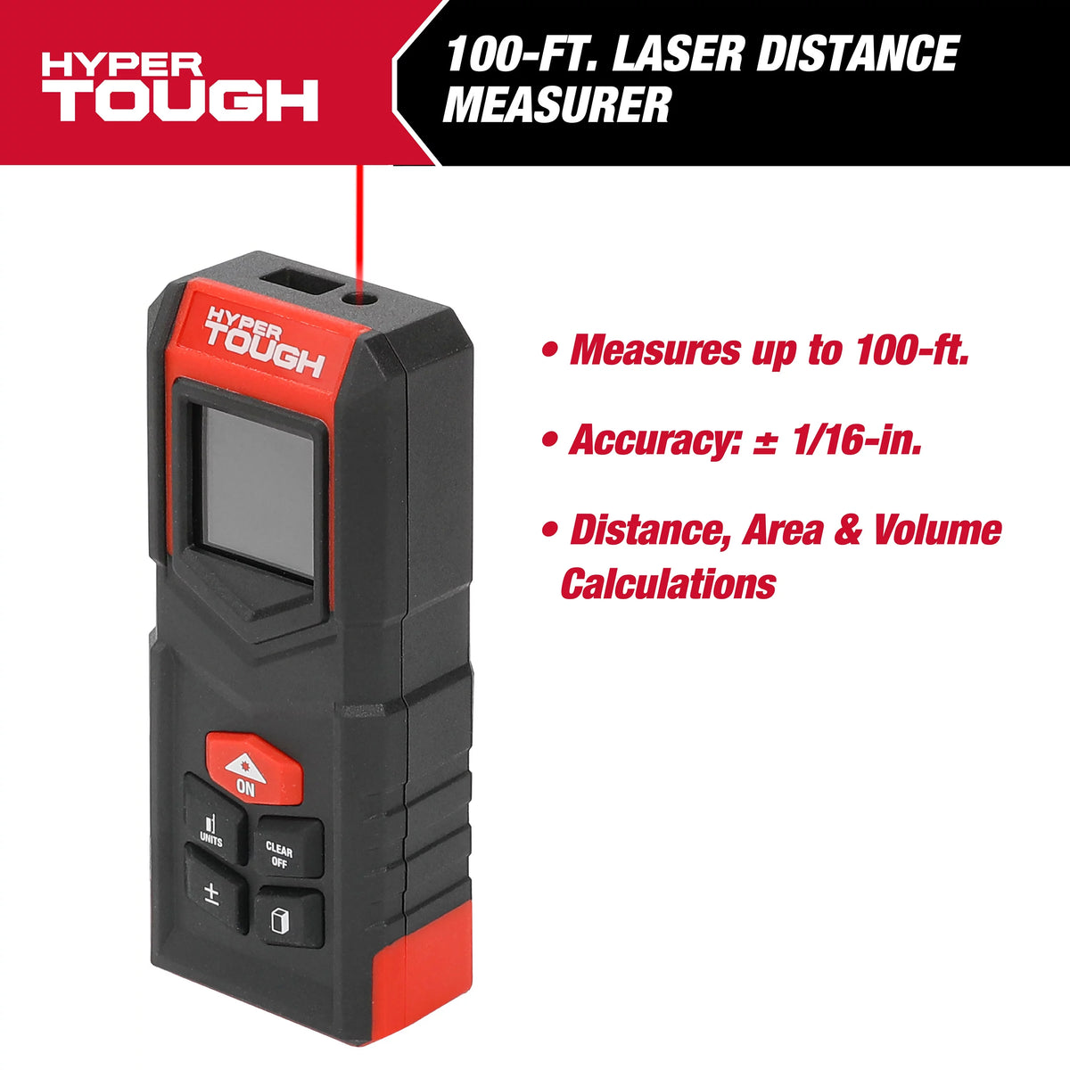 100-ft Laser Distance Measuring Tool E394324