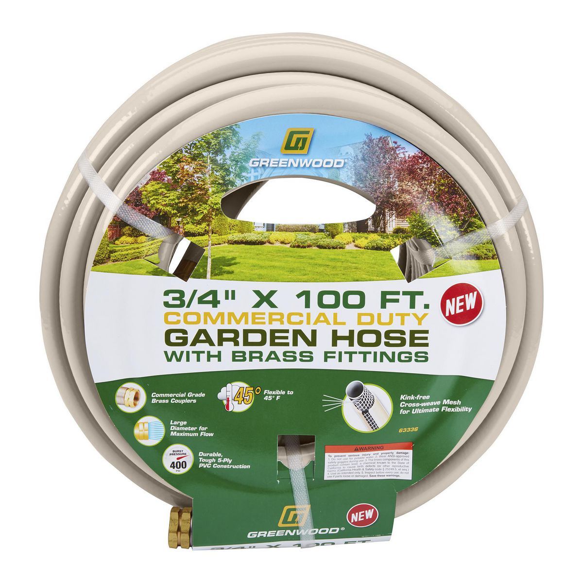 100 ft. x 3/4 in. Garden Hose F78181