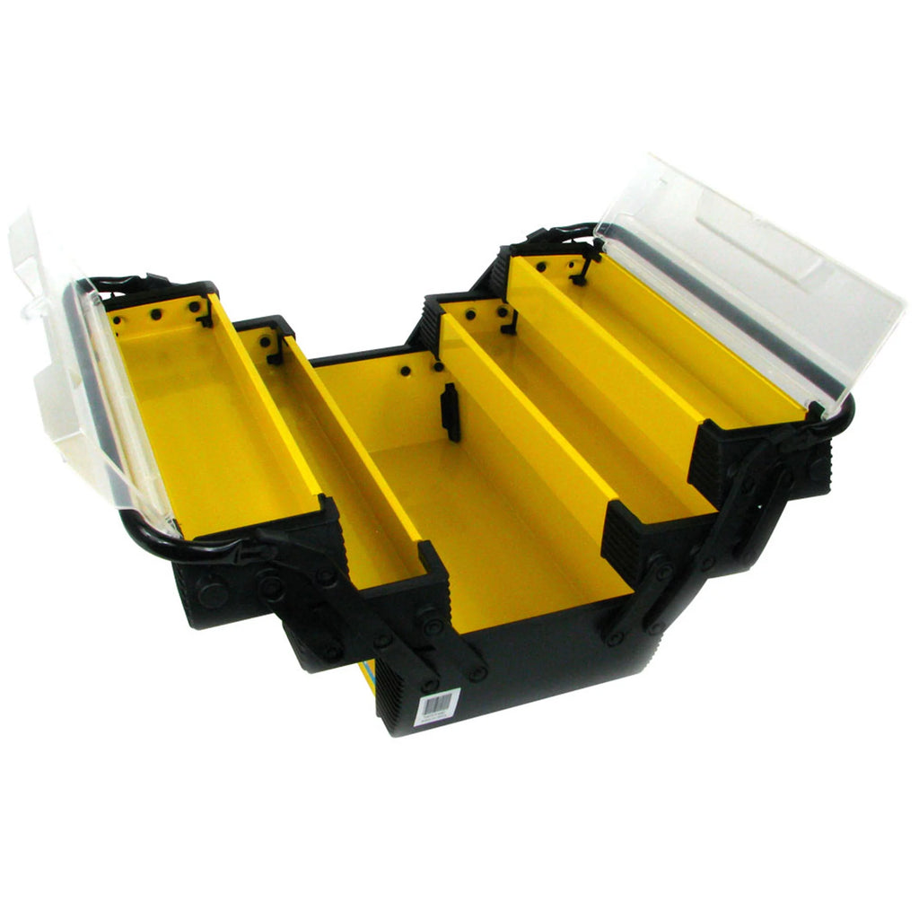 3-Tier Portable Plastic Tool Box with 5 Compartments P78825