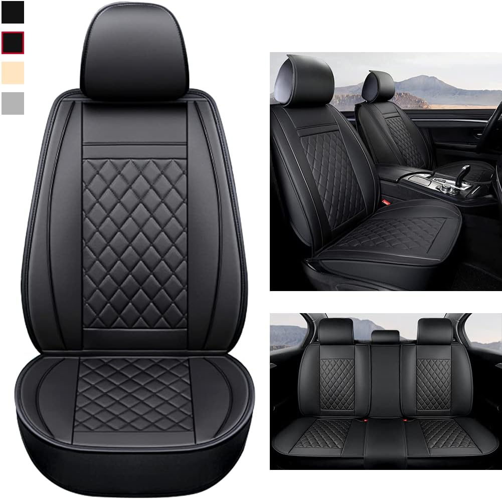 Gray Rear Bench Car Seat Cover J415