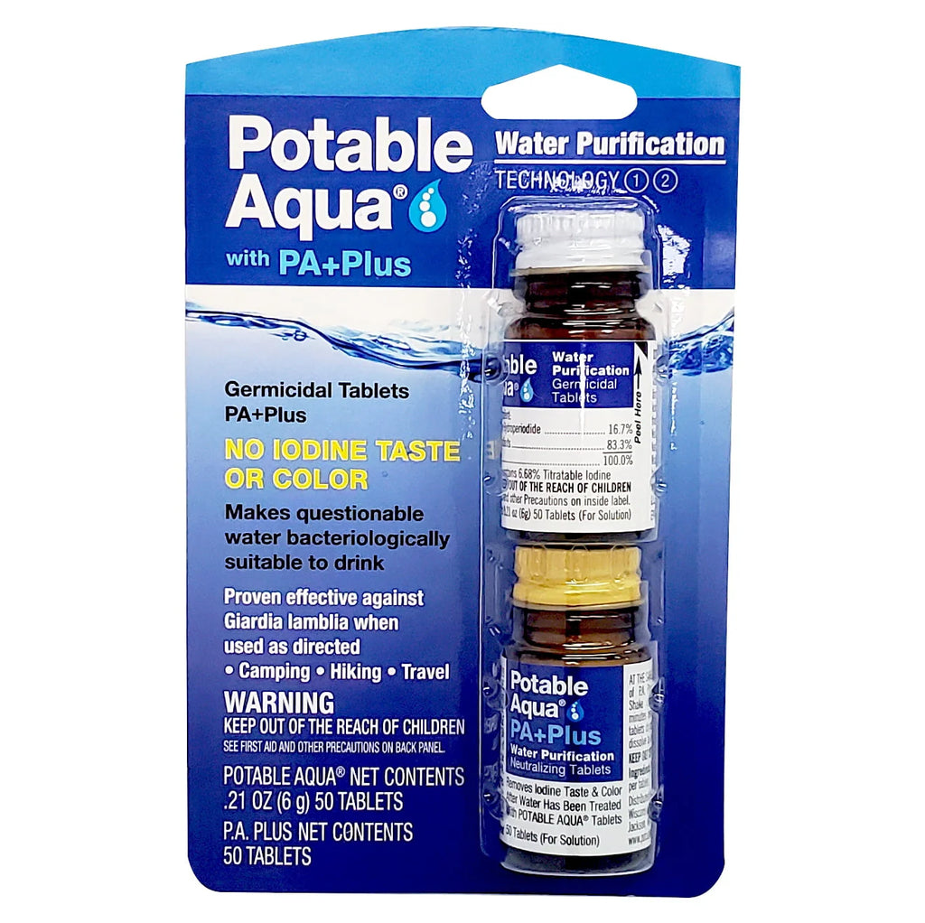 Water Purification Tablets, Two 50 Count Bottles R4066