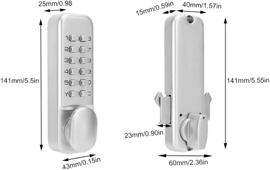 Mechanical Password Door Lock B97459