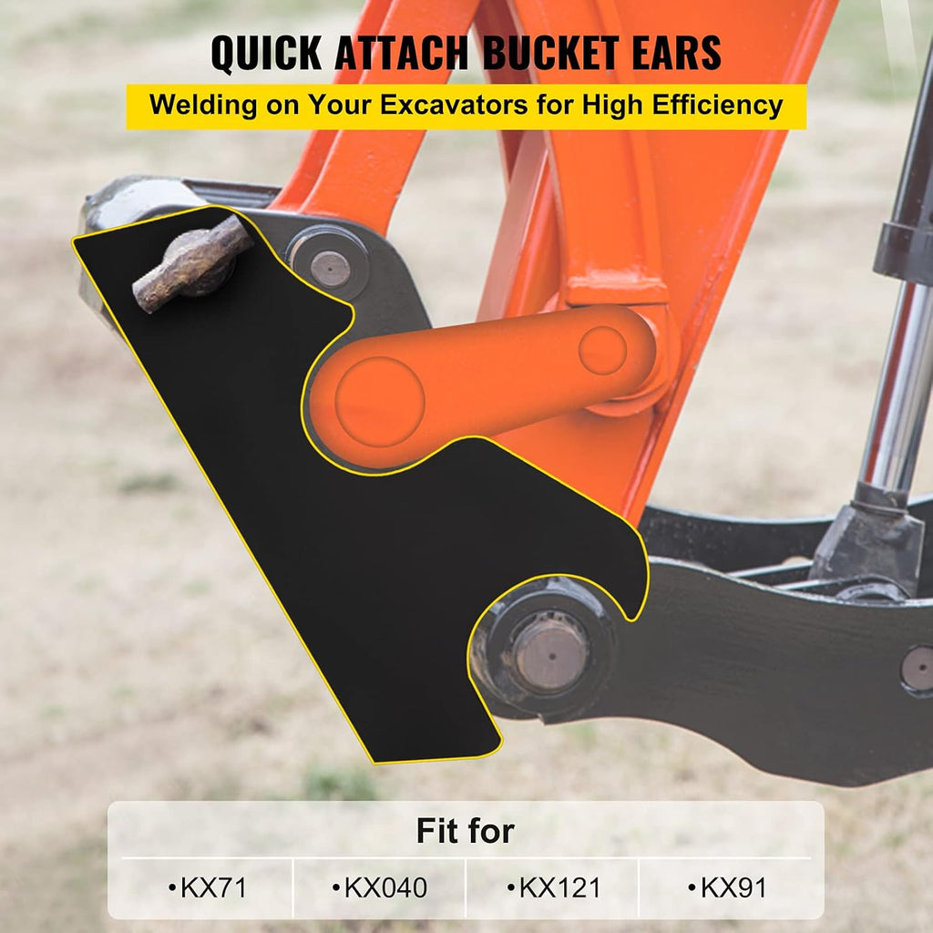 3/4 Thickness Excavator Bucket Ears 2pcs L75121