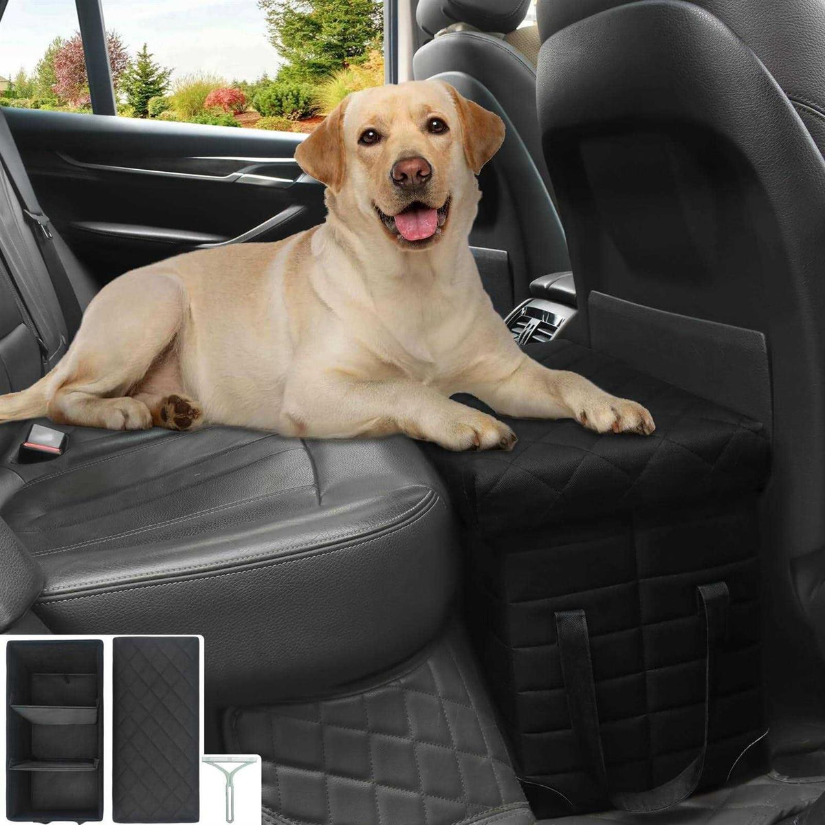Dog Seat Extender with Storage E8995