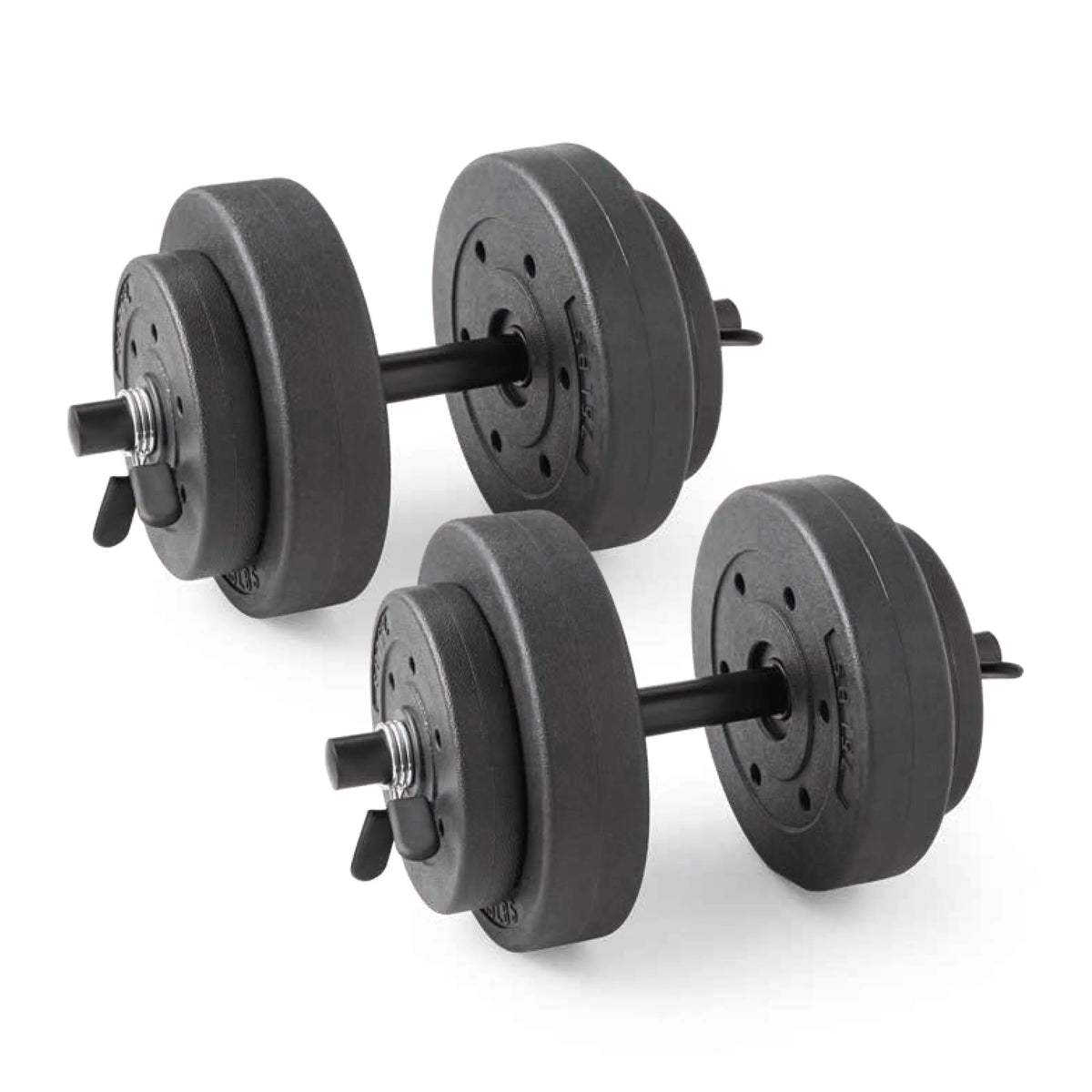 40lb Adjustable Vinyl Dumbbell Set X607971