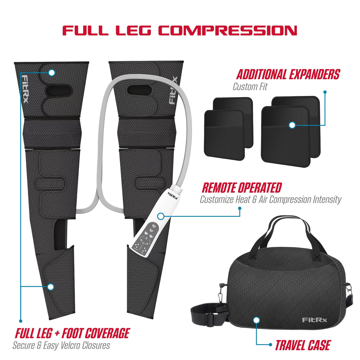 Heated Compression Leg and Foot Massager T285125