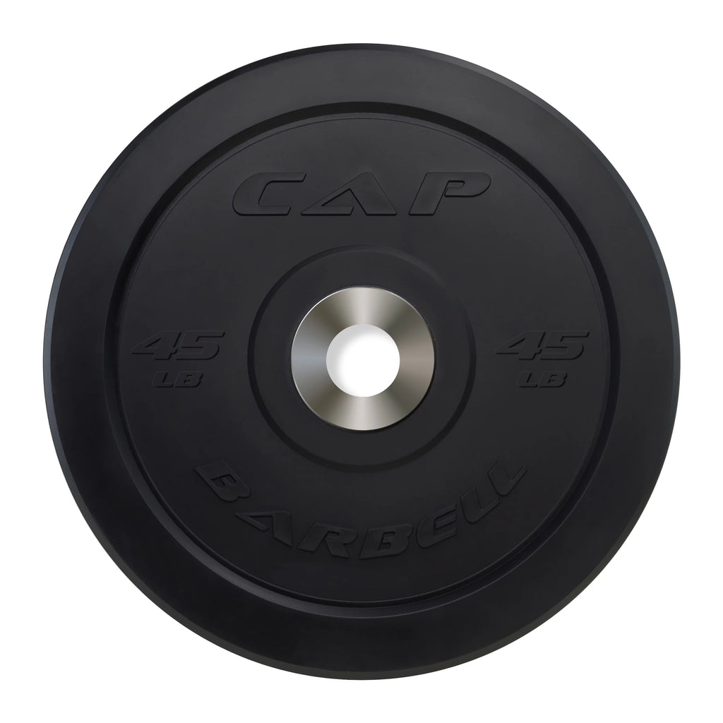 25 lb Black Olympic Bumper Plate Q414