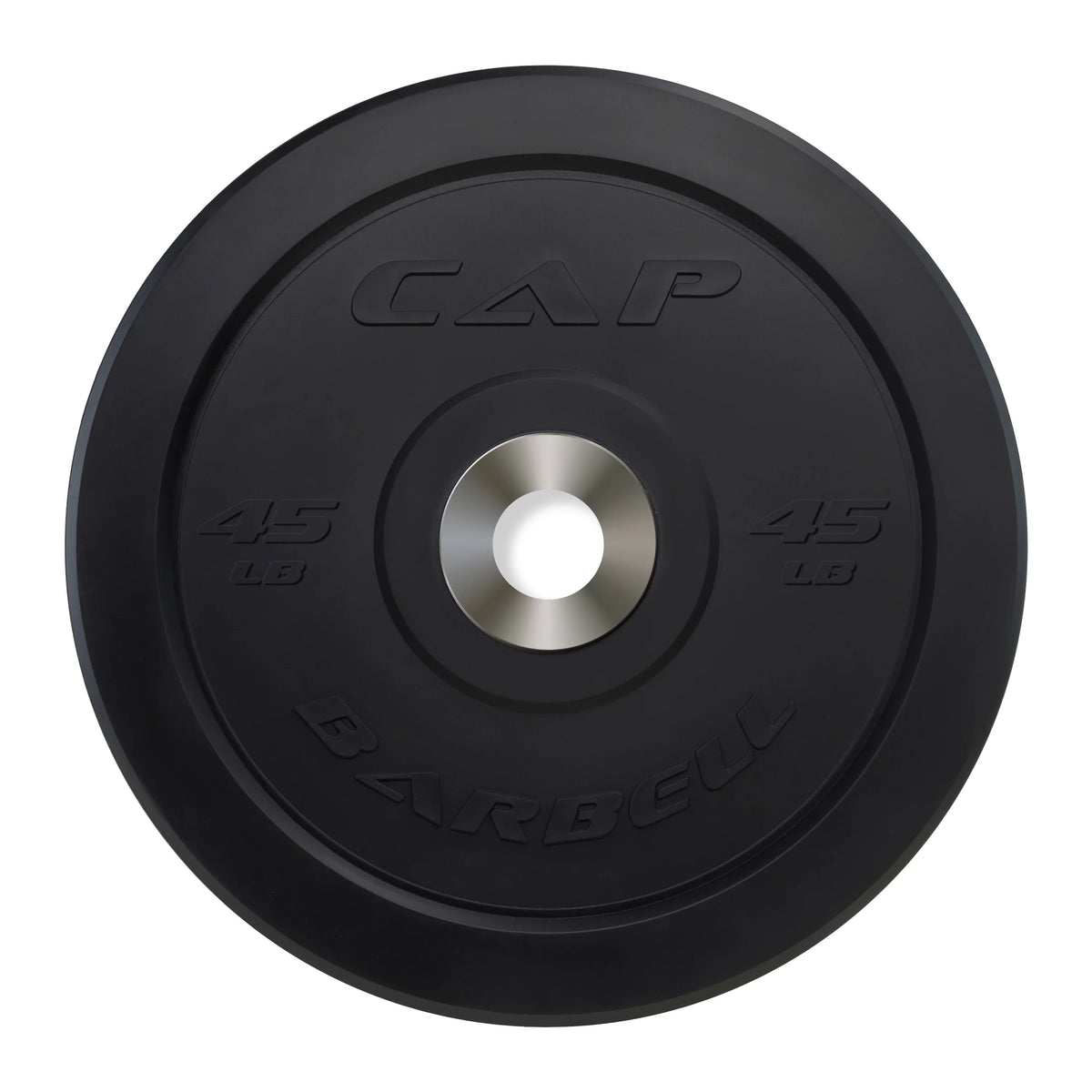 25 lb Black Olympic Bumper Plate Q414