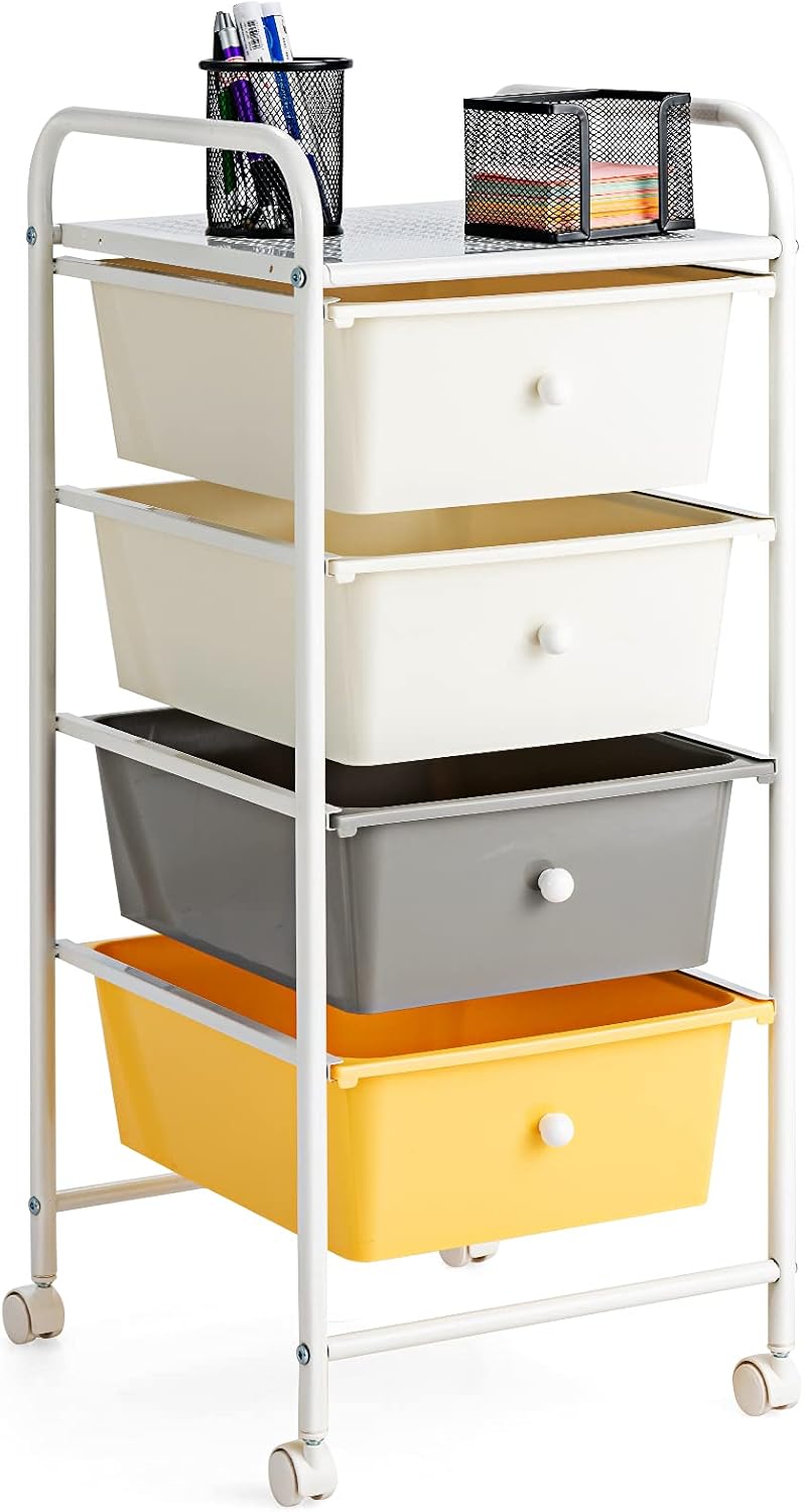 4 Drawer Rolling Storage Cart L852