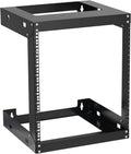 12U Wall Mount Open Frame Network Rack Black C9478