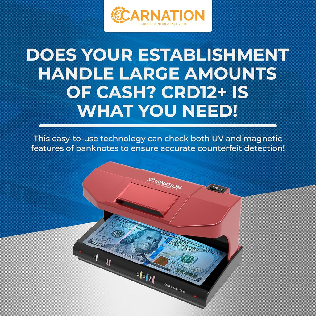 Counterfeit Bill Detector with Ultraviolet LED and Magnetic Ink Technology H323