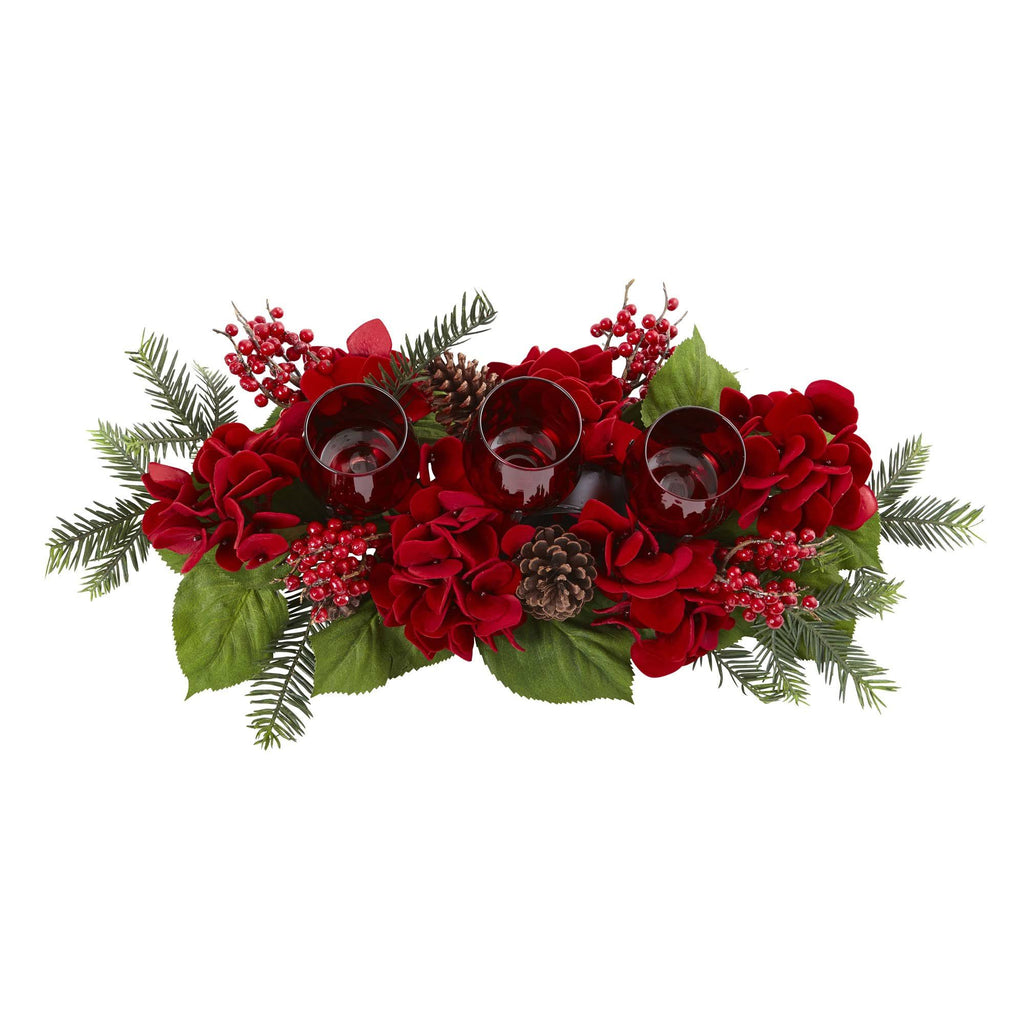 Triple Hydrangea Candelabrum R436