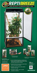 Large Black Aluminum Screen Cage H3985