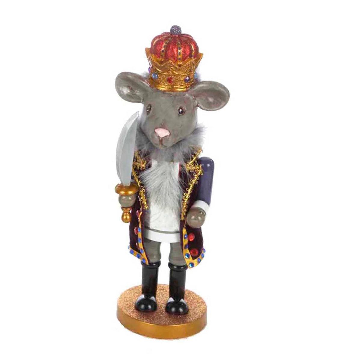 12" Mouse King Nutcracker H950