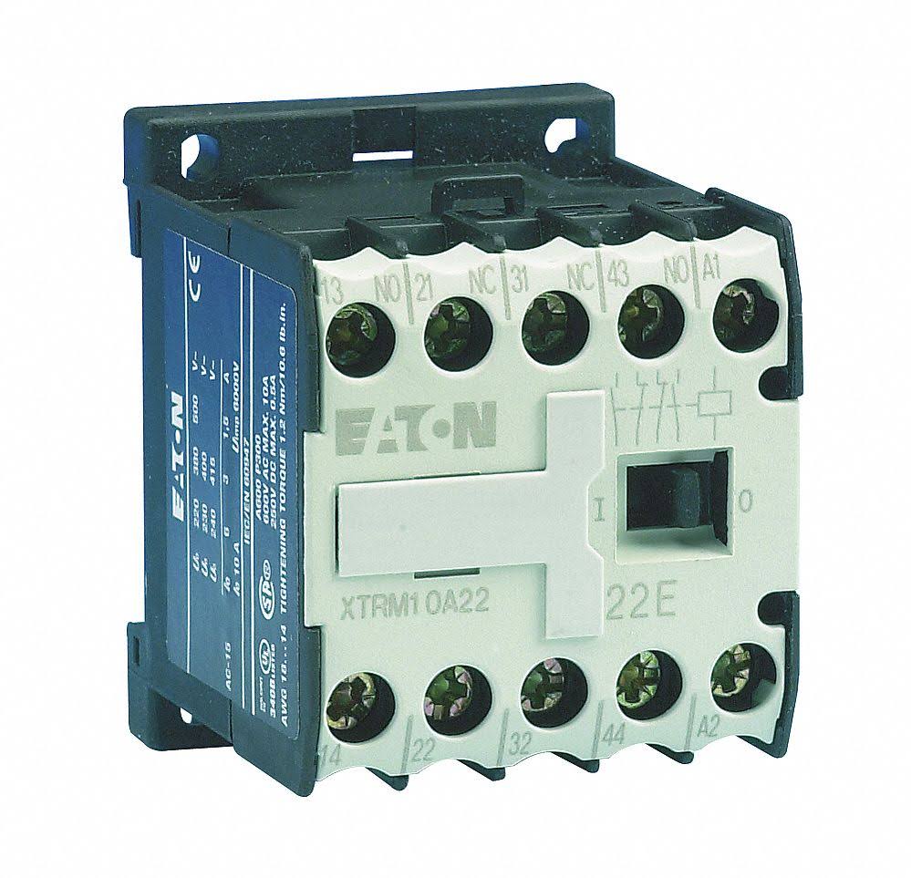 IEC Style Control Relay, 120VAC, 10 Pins V718