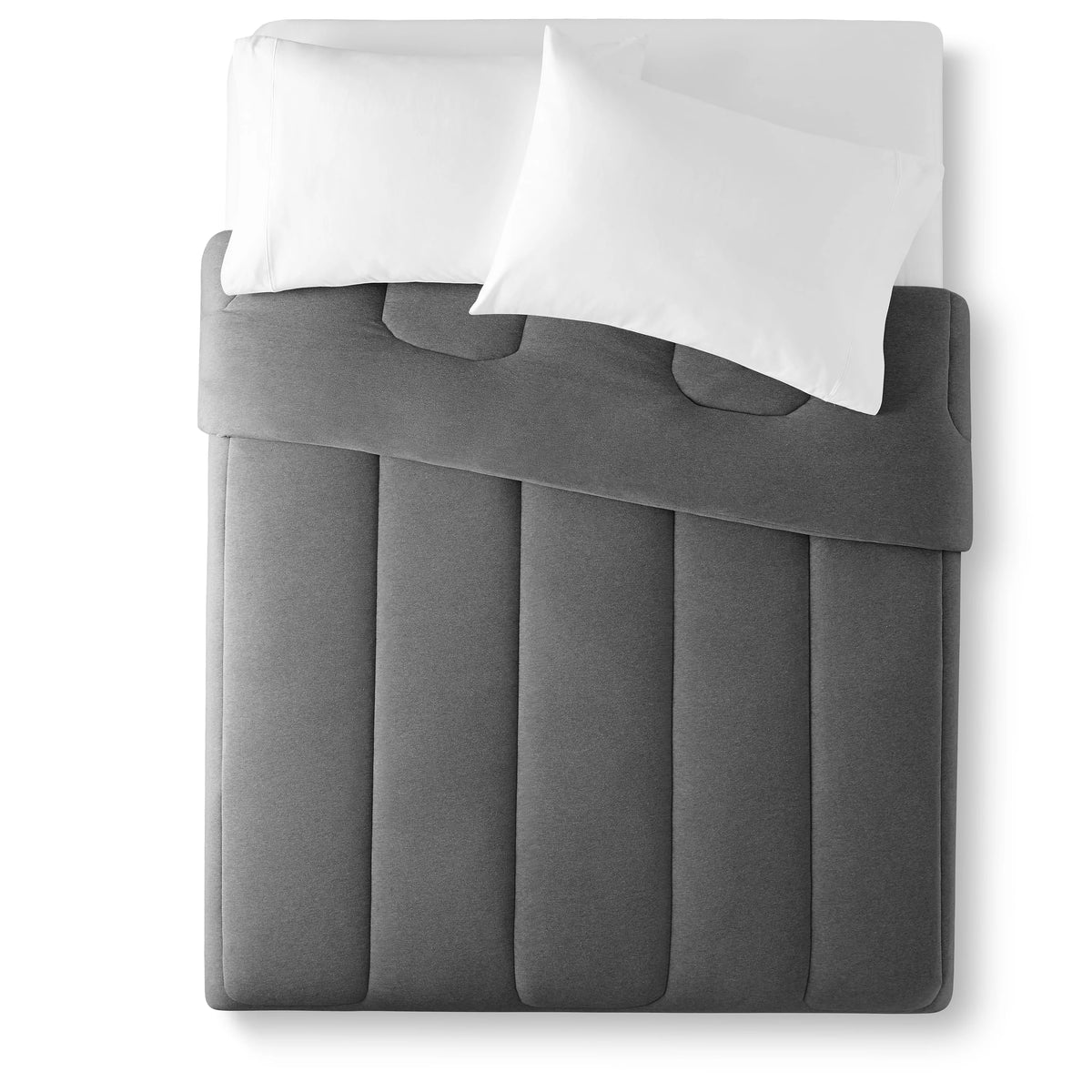 Charcoal Jersey Knit Comforter Full/Queen V26735