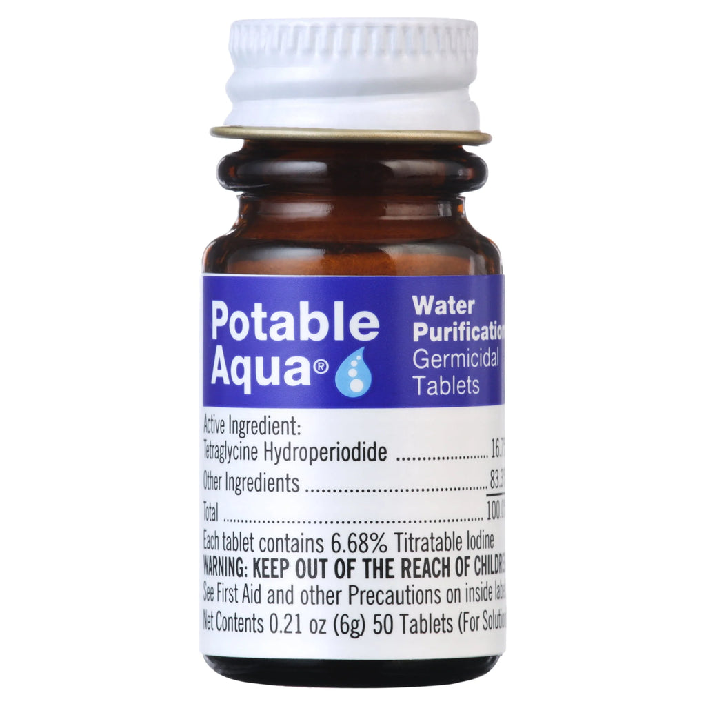 Water Purification Tablets, Two 50 Count Bottles R4066