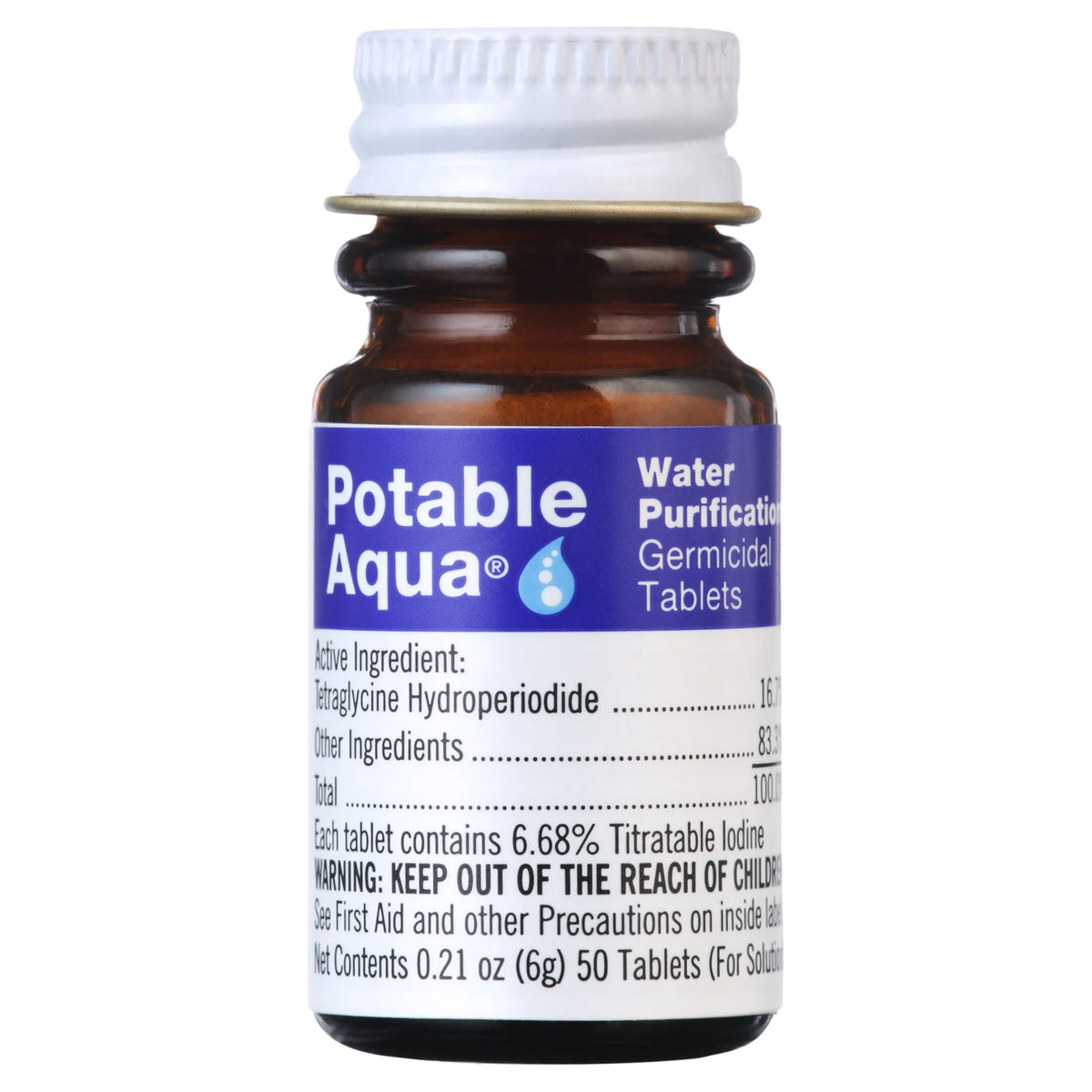 Water Purification Tablets, Two 50 Count Bottles R4066