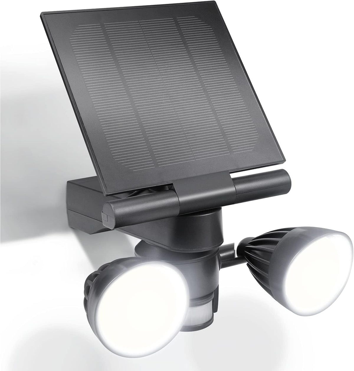 Floodlight & Solar Panel Charger, Motion-Activated, White K953066