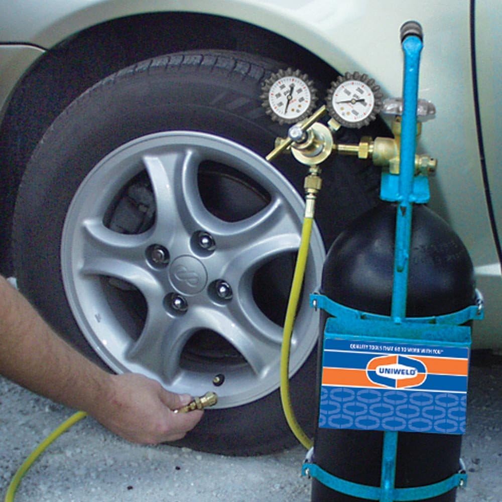 Nitrogen Sludge Sucker and Blaster Kit with Metal Carrying Stand T62370