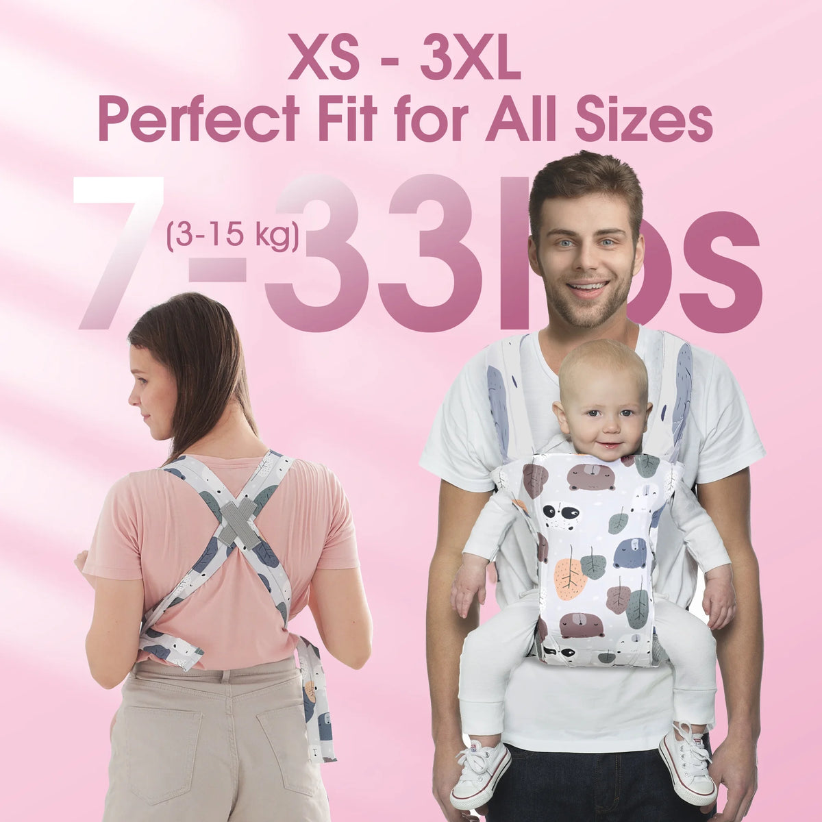 4 in 1 Ergonomic Baby Carrier W25417