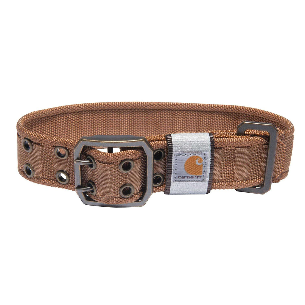 Brown Nylon Wide Dog Collar W771197