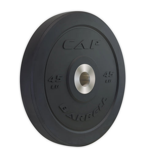 25 lb Black Olympic Bumper Plate Q414