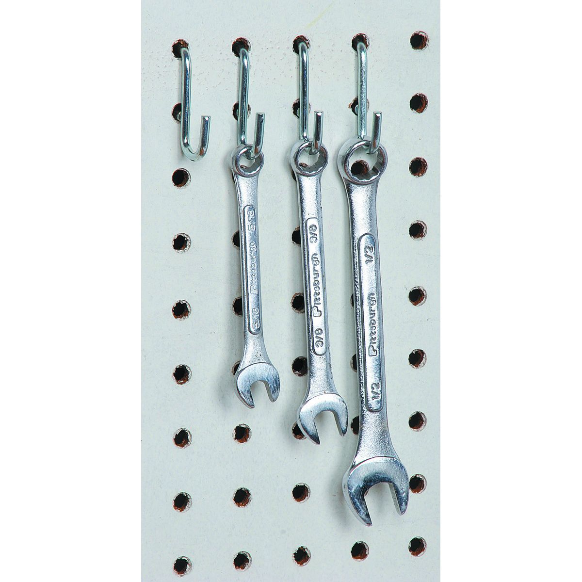 1/2 in. Curved Pegboard Hooks, 12 Piece Z1485
