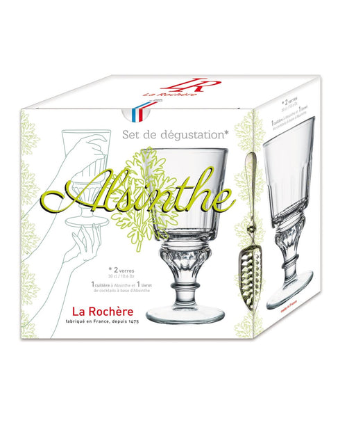 10 oz Absinthe Glasses with Spoon Set of 2 M89770