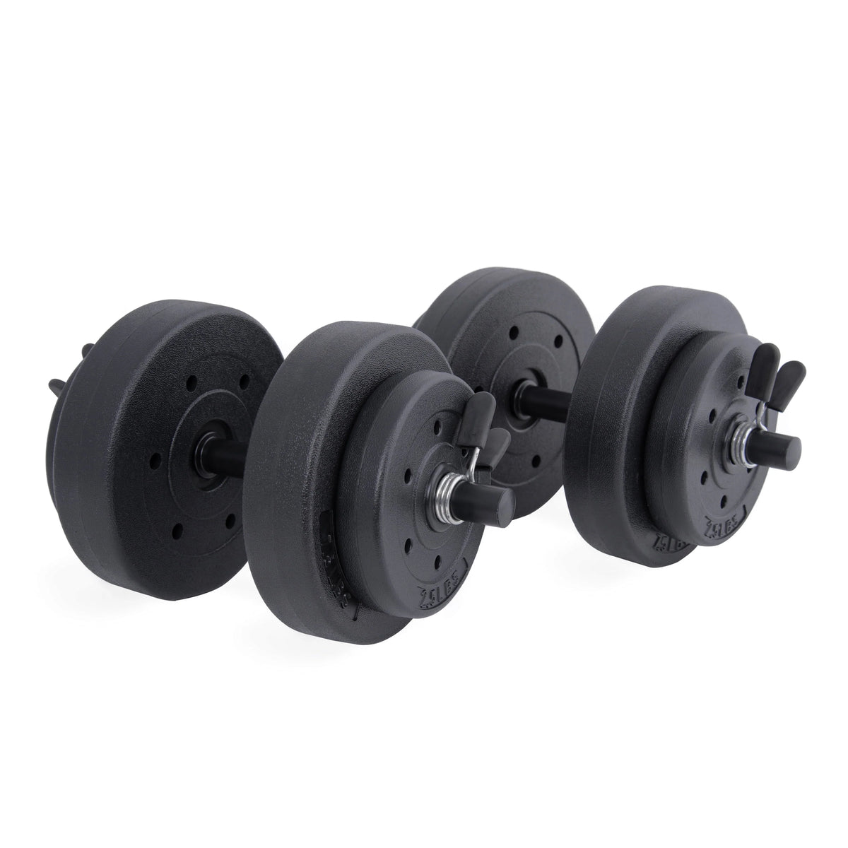 40lb Adjustable Vinyl Dumbbell Set X607971