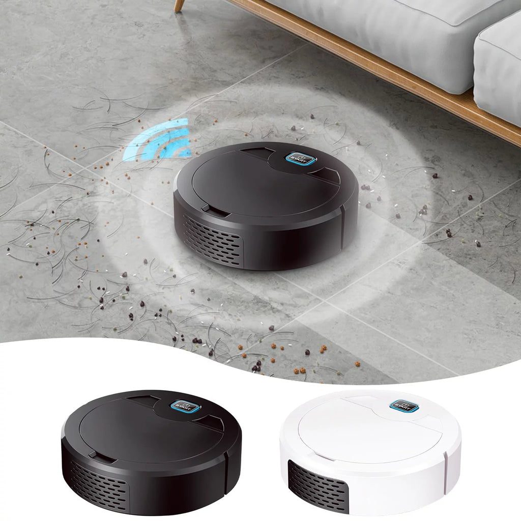 Black 3 In 1 Robotic Vacuum Cleaner T312731