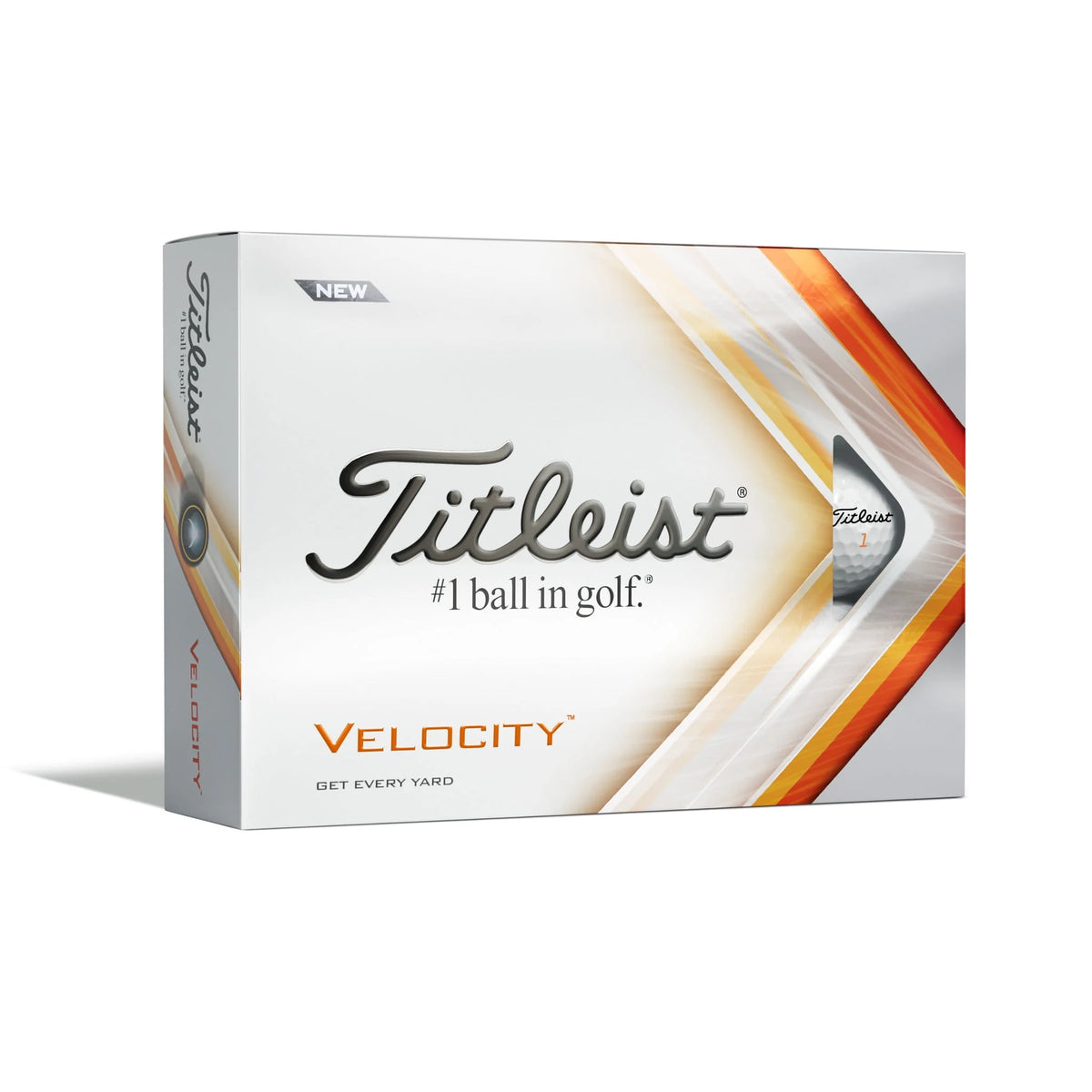 2022 Velocity Golf Balls, 12 Pack, White R3601