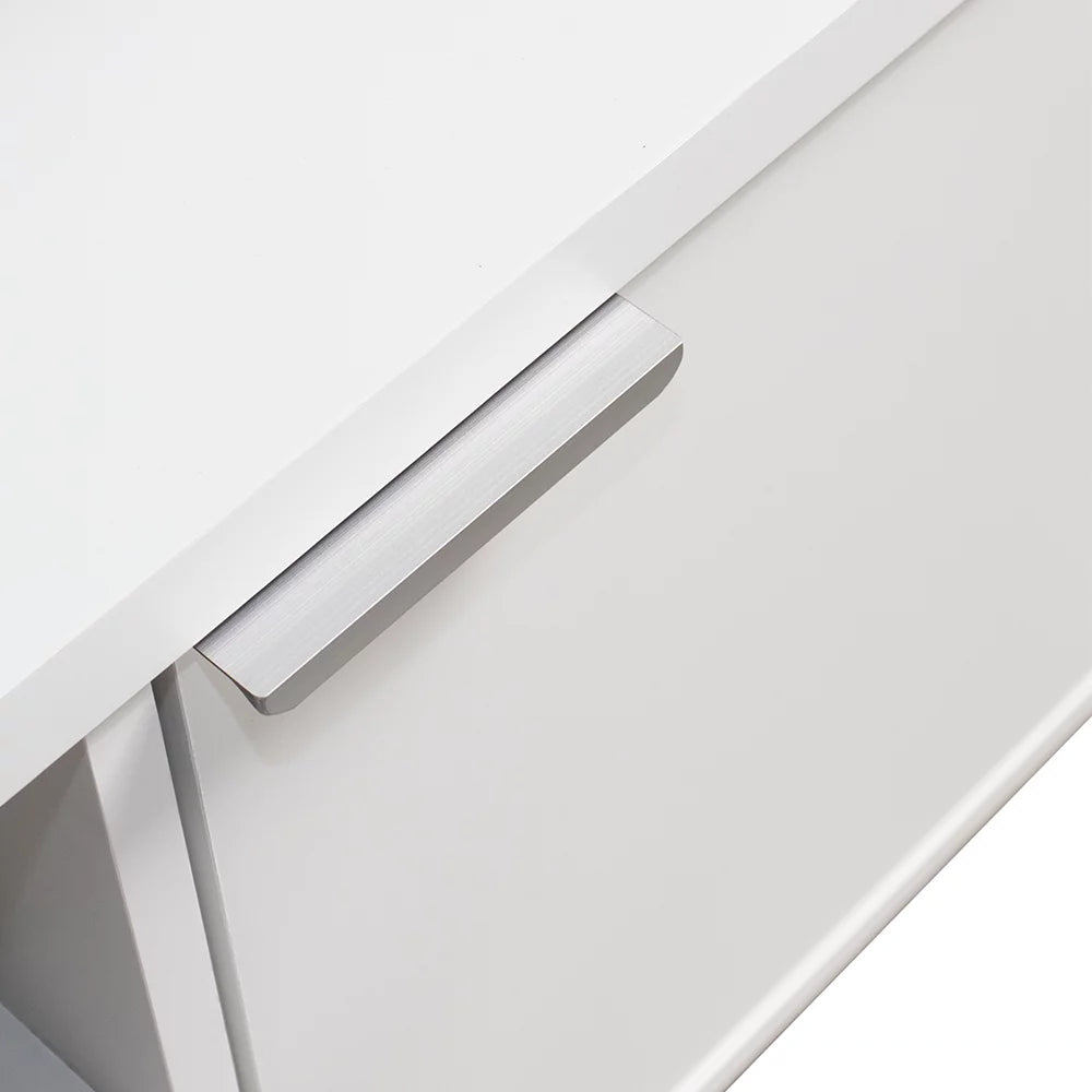 Black TV Stand with Storage and Wire Management L83368