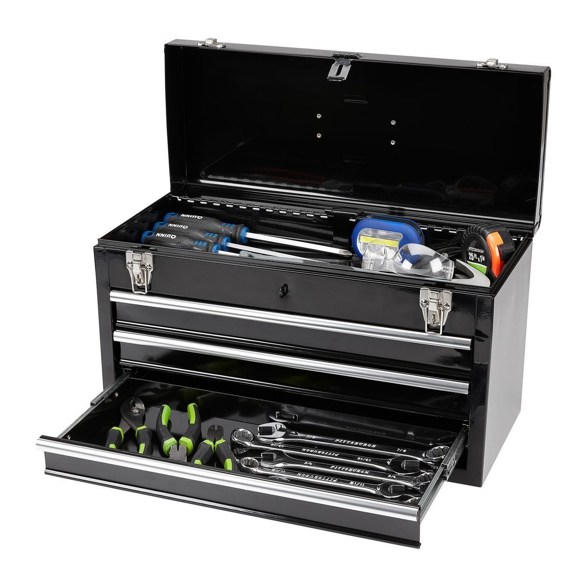 3-Drawer Steel Toolbox V42726
