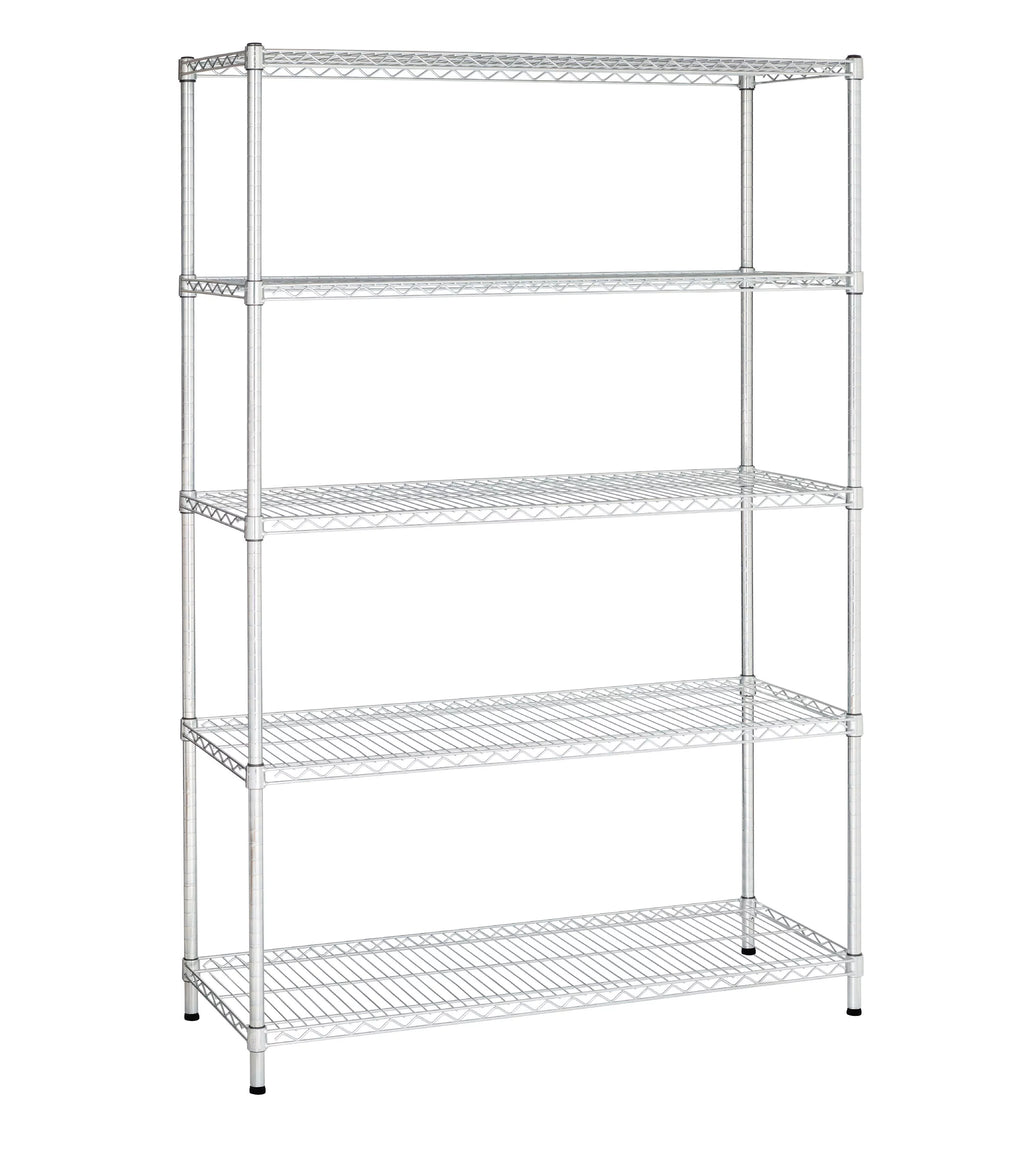Chrome Wire 5-Tier Heavy Duty Shelf Q48830