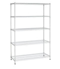 Chrome Wire 5-Tier Heavy Duty Shelf Q48830