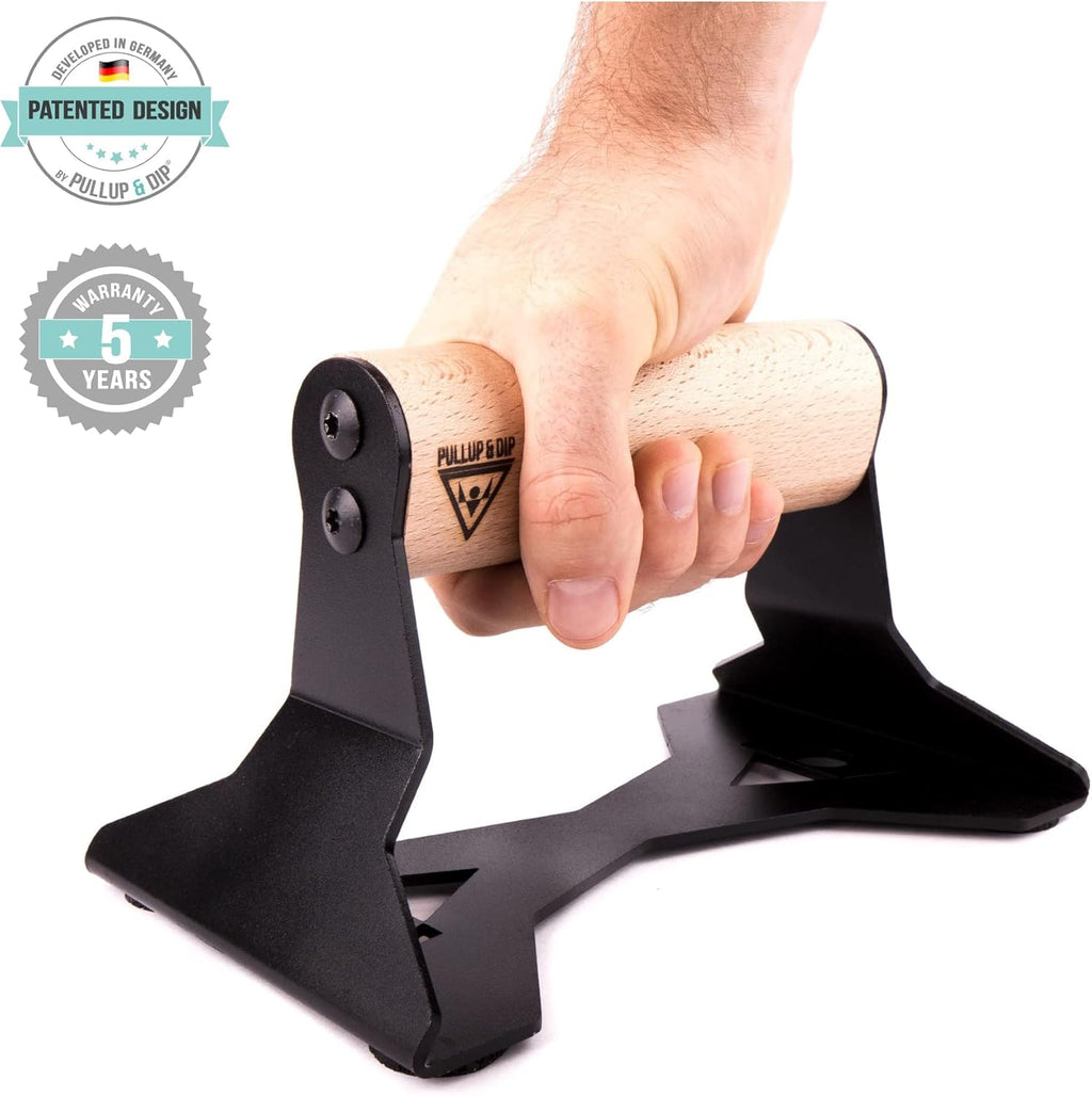 Wooden Push Up Bars with Steel Handles V10550