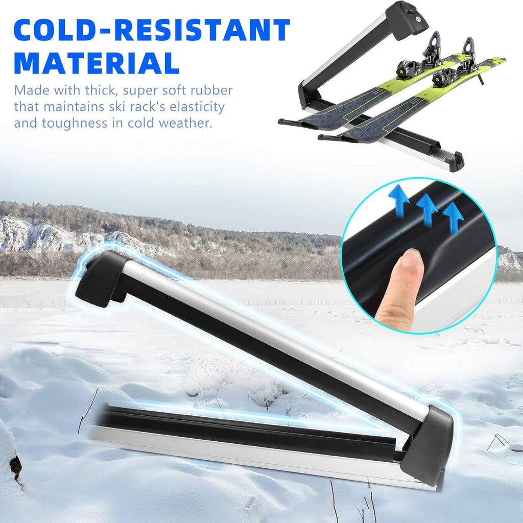 Aluminum Ski Rack Snowboard Roof Racks Q541
