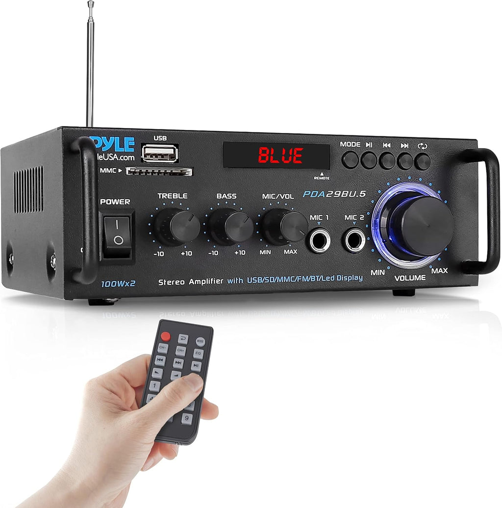 300W Dual Channel Bluetooth Home Audio Amplifier Receiver M145560