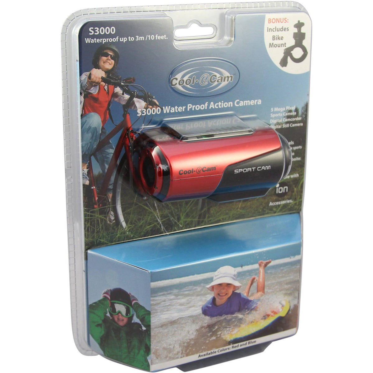 Waterproof Action Camcorder with 720p HD Video R853