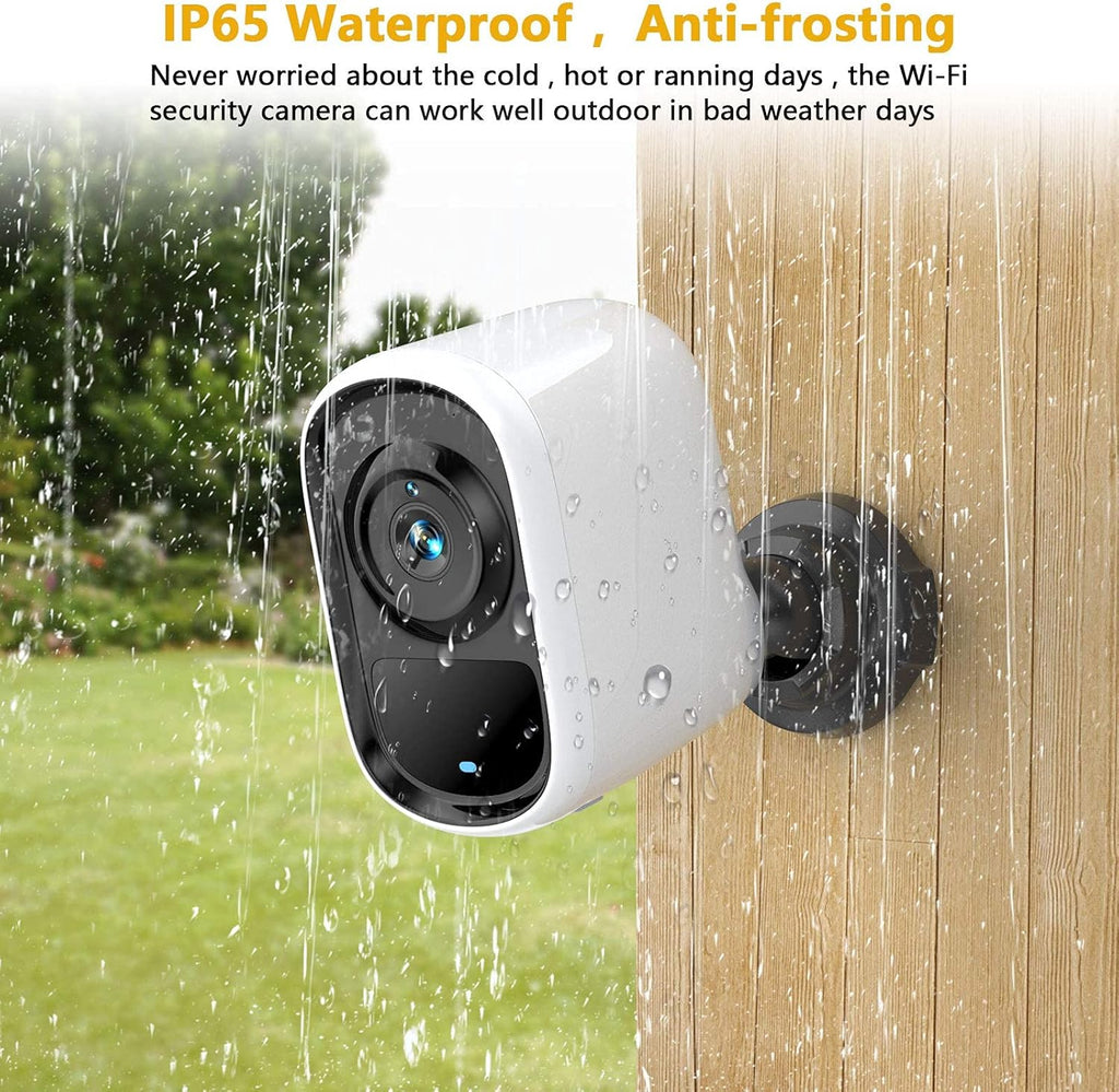 Wireless Outdoor Security Camera 1080P HD Night Vision Waterproof V4851