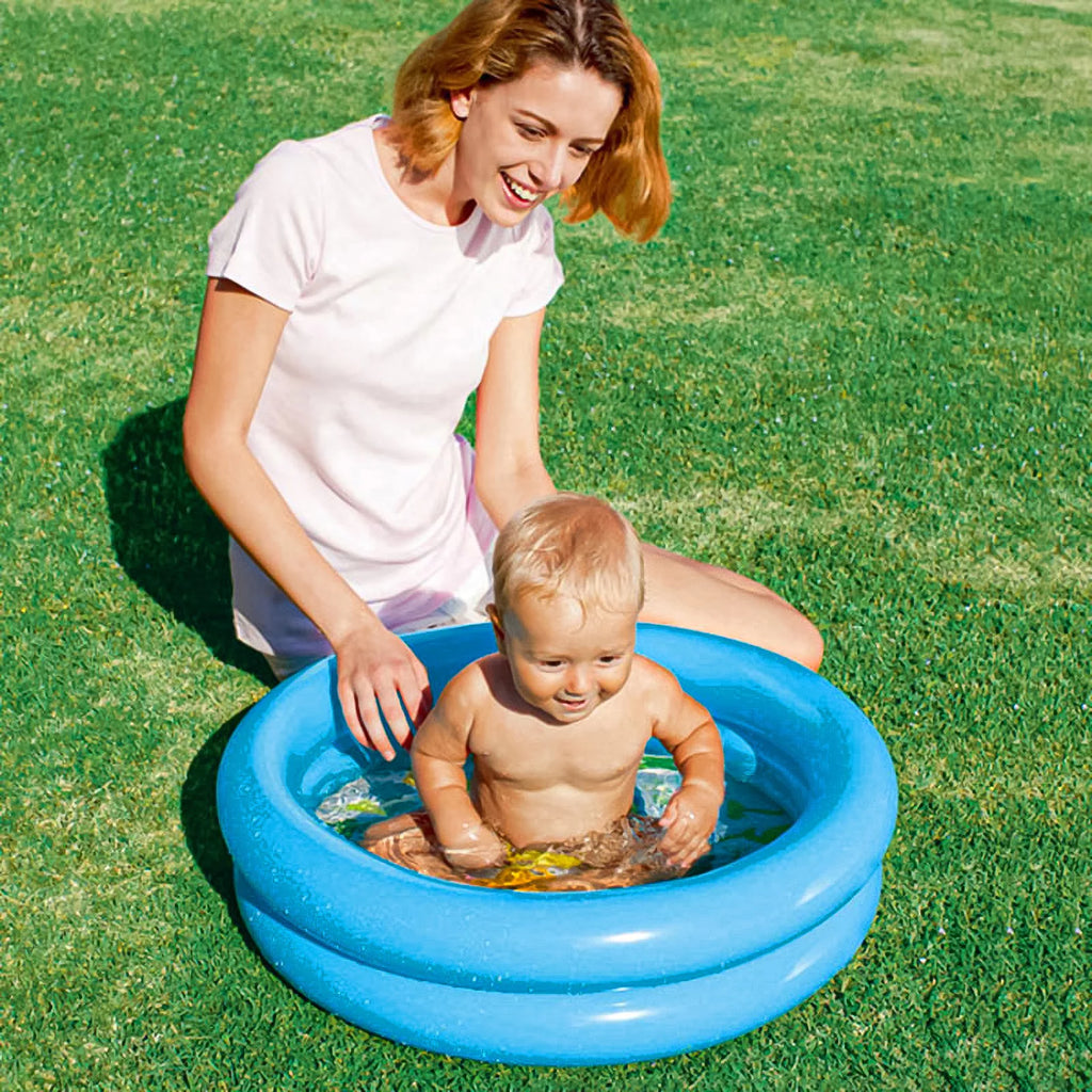 Inflatable PVC 2 Rings Kids Swimming Pool H90866