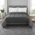 Charcoal Jersey Knit Comforter Full/Queen V26735