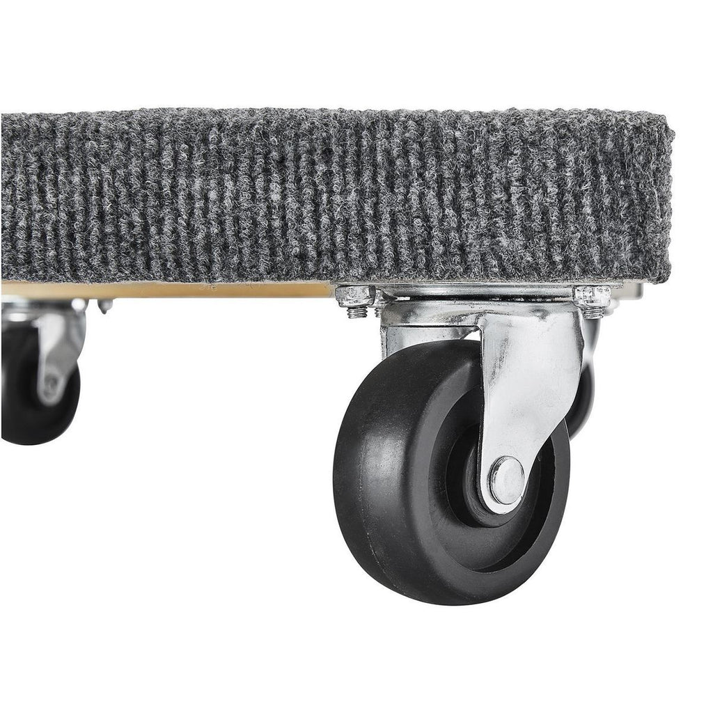Solid Deck Hardwood Dolly with Carpet M667937
