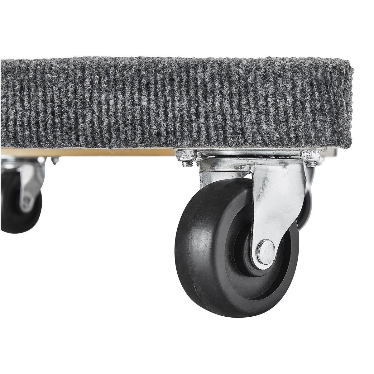 Solid Deck Hardwood Dolly with Carpet M667937