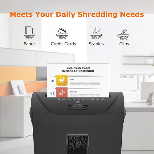 12 Sheet Crosscut Paper Shredder J195