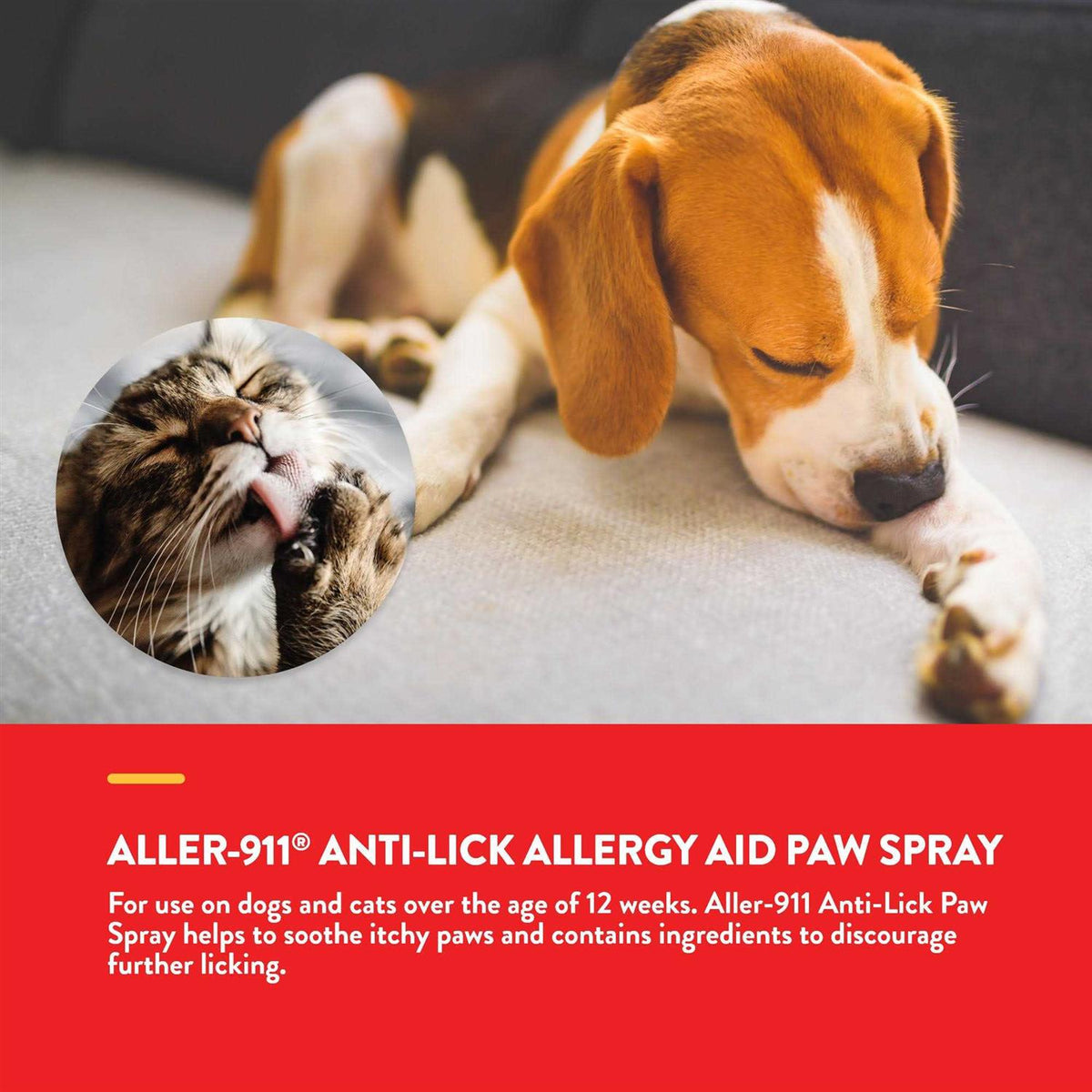 Anti-Lick Paw Spray for Dogs & Cats U3799